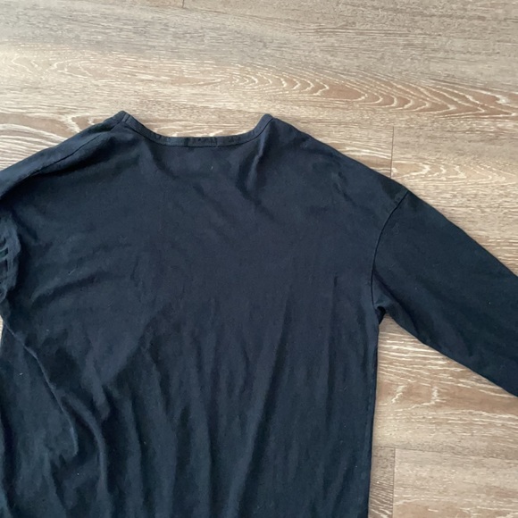 men’s long sleeve black t shirt - Picture 5 of 5
